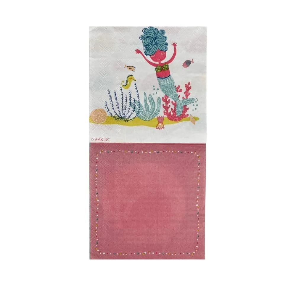 Servilletas Baby Shower Ballena Niña X12