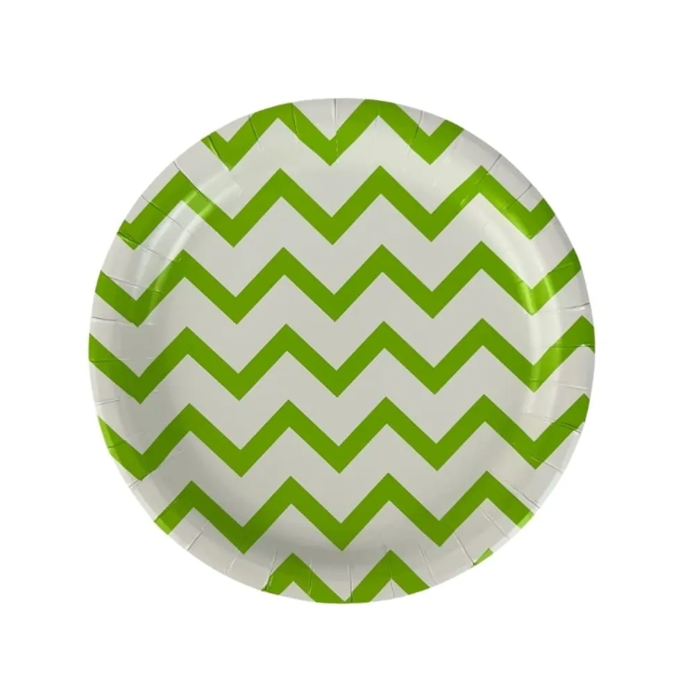 Platos Verde Zic Zac X8 17 Cm