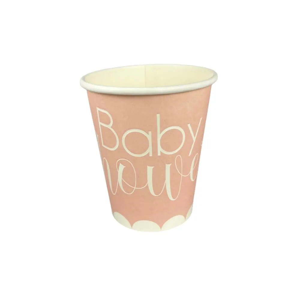 Vasos Baby Shower Rosado X6