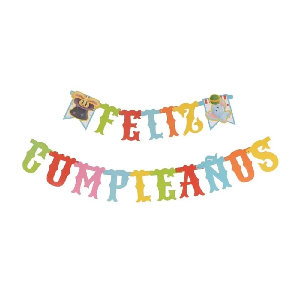 Guirmalda Feliz Cumpleaños Circo