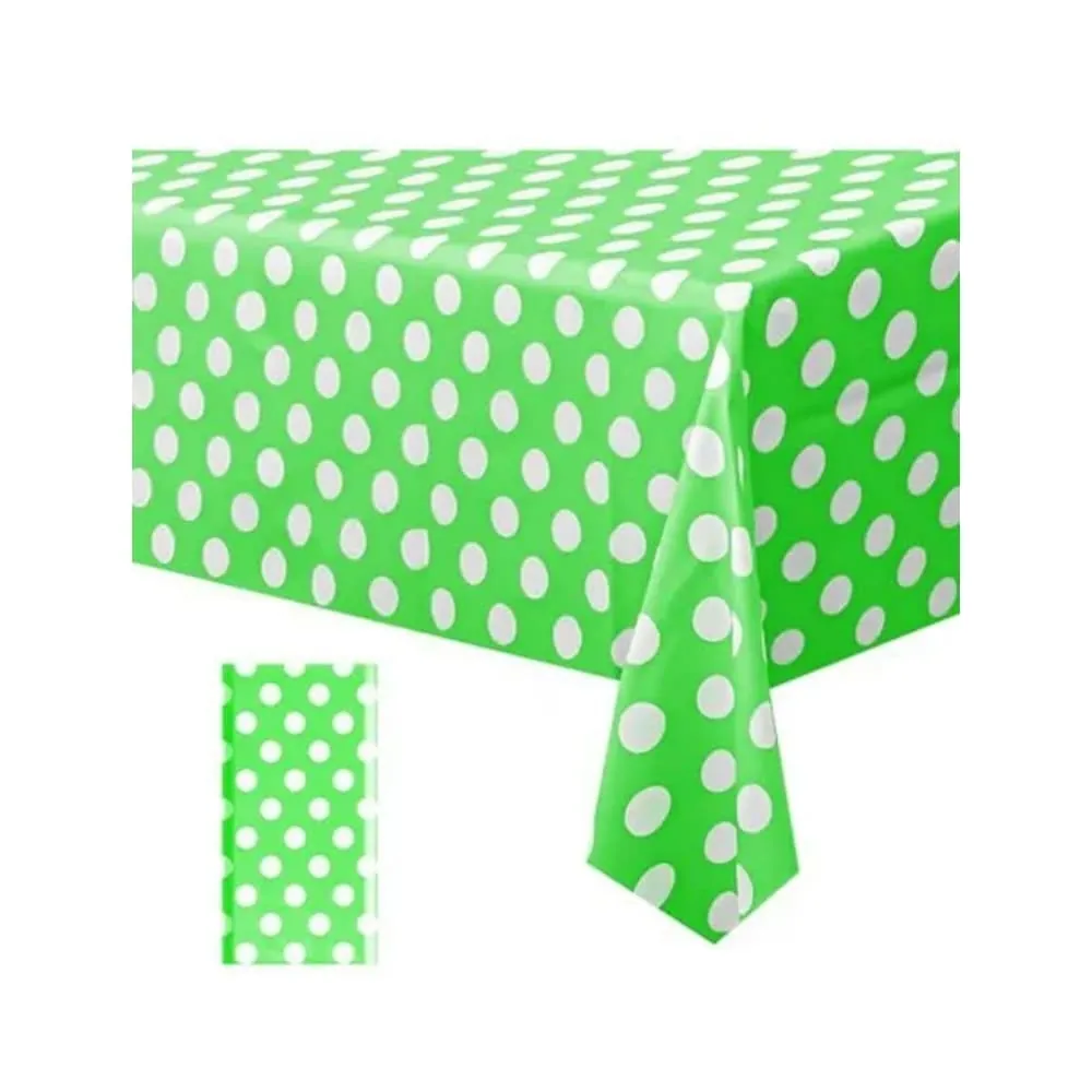 Mantel Verde Polka 130X270 Cm