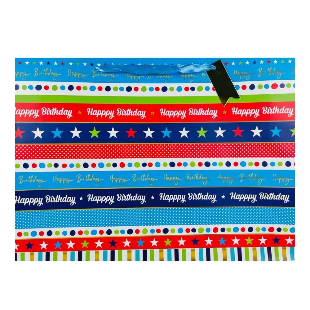 Bolsa De Regalo Happy Birthday  Horizontal