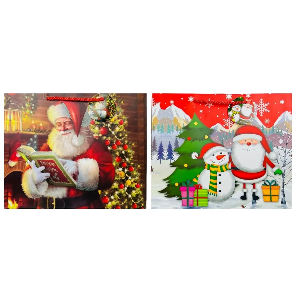 Bolsa Regalo Navidad Brillante