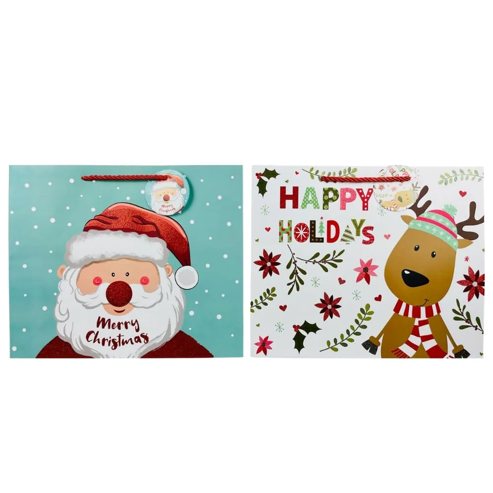 Bolsa Regalo Navidad Brillante