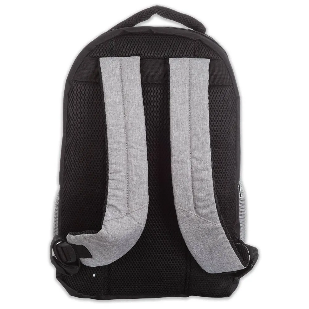 Morral Combinado Negro Con Azul Fila