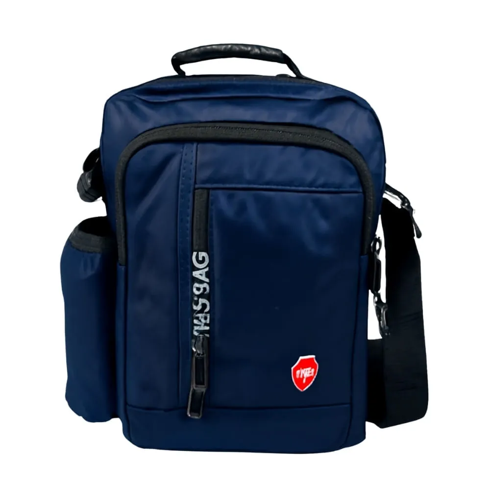 Bolso Manos Libres Unicolor 3 Bolsillos