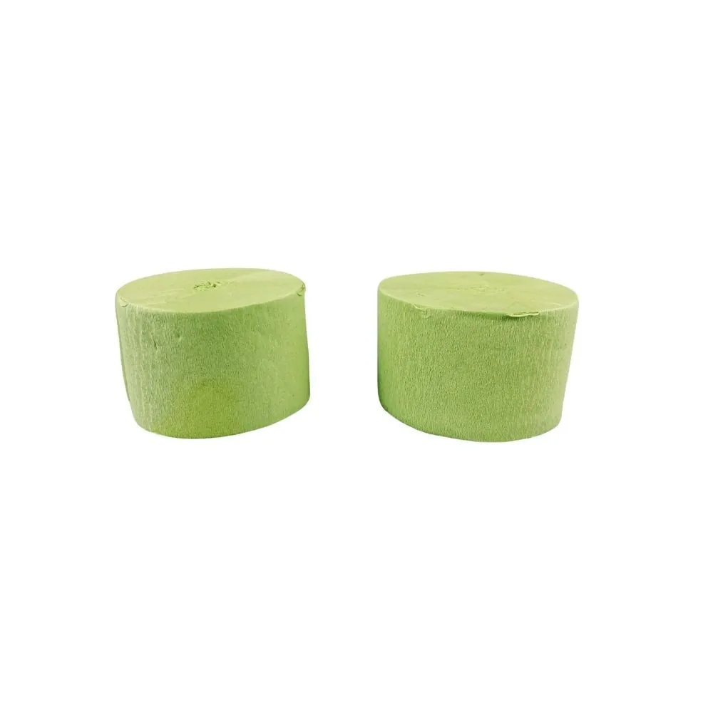 Serpentina Crepe Verde 24 Mts X 4 Cm