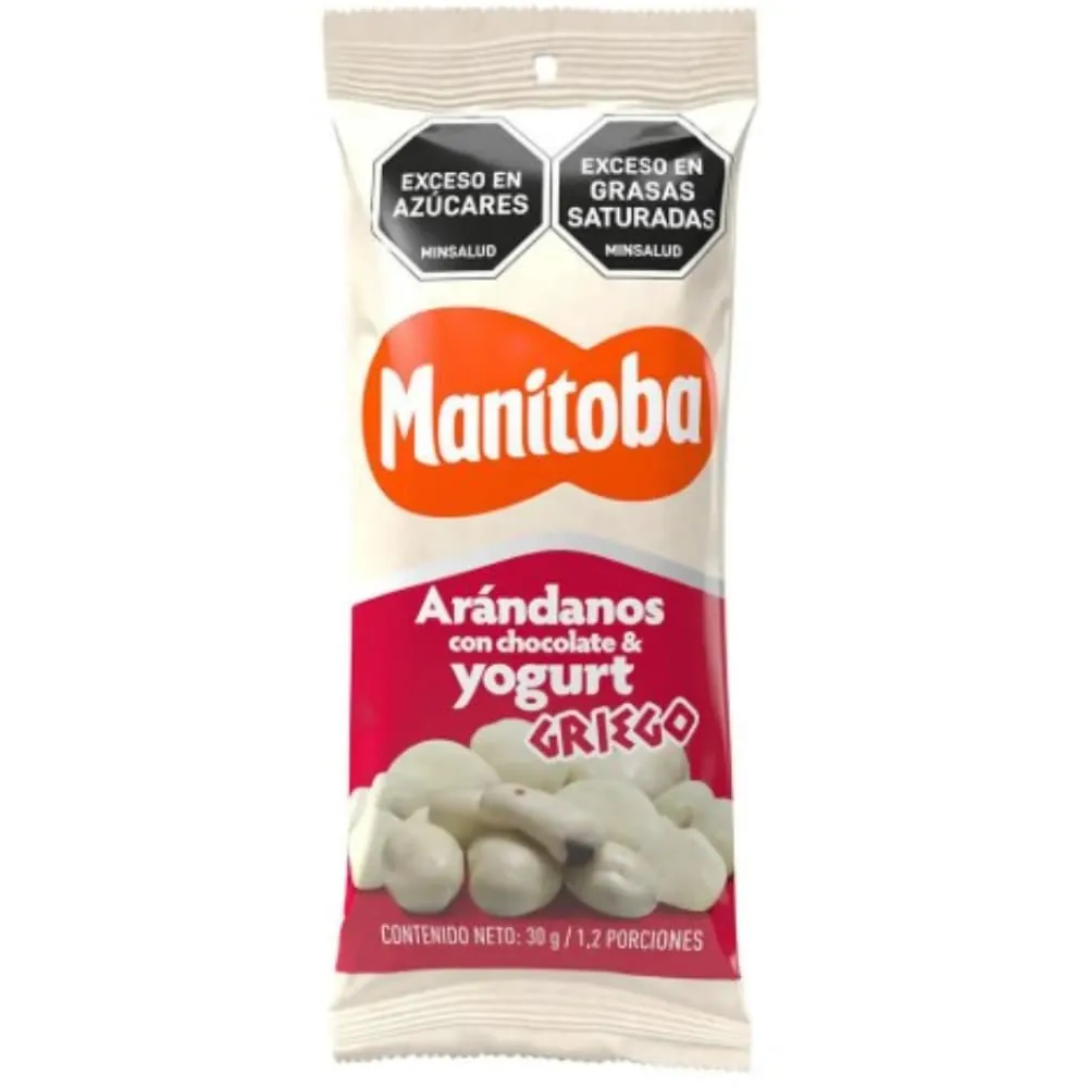 Arandanos Y Yogurt Griego Manitoba 30 Gr