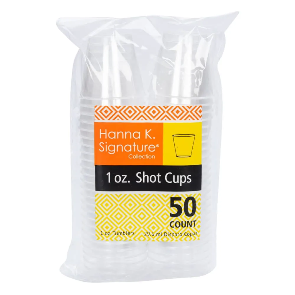 Vaso Transparente X50 1 Oz