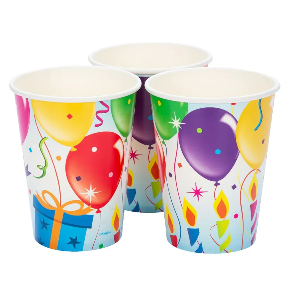 Vaso Globos X8 9 Oz