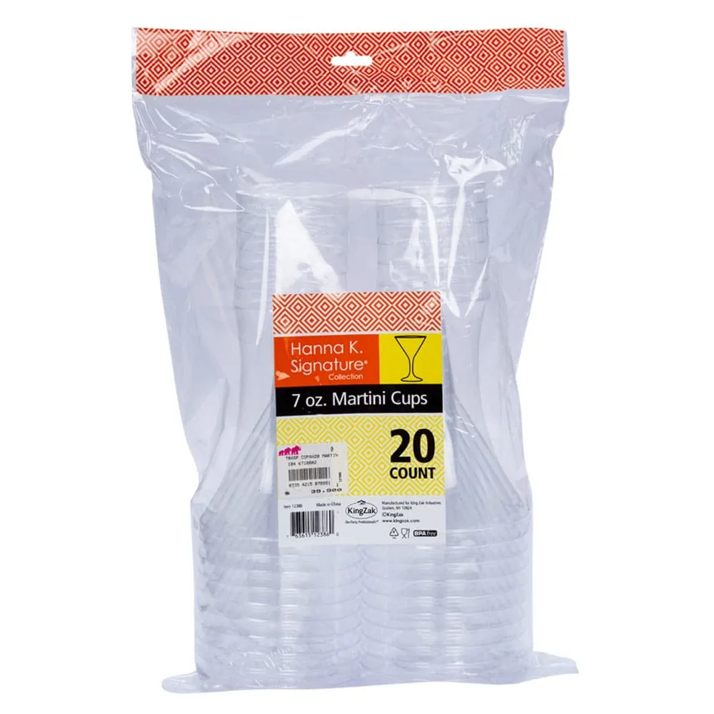 Copa Transparente Martini X20