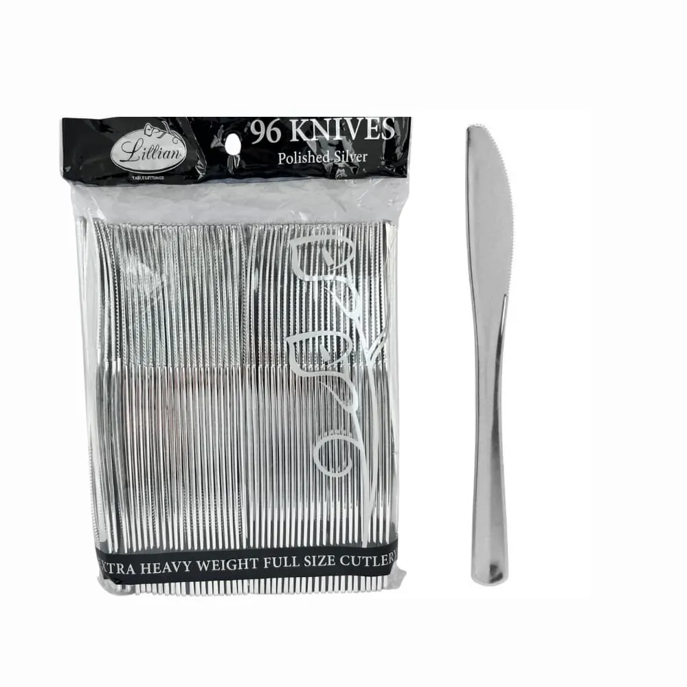 Cuchillos Plateados X96