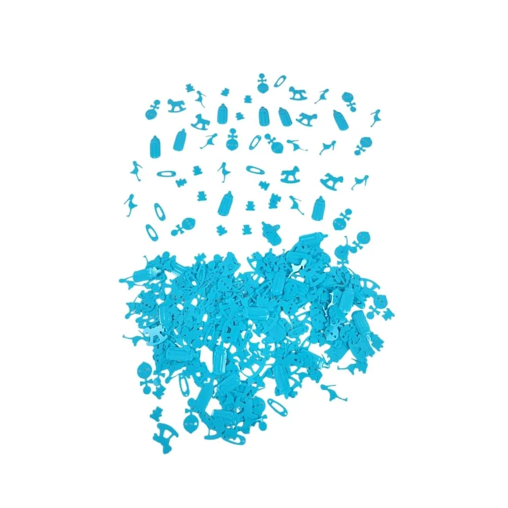 Confetti Baby Shower Azul