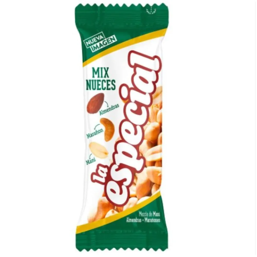 Mezcla Frutos Secos La Especial Mix Nueces 40 Gr
