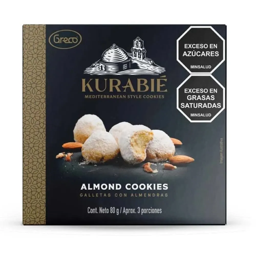 Galletas Kurabié Con Almendras 80 Gr