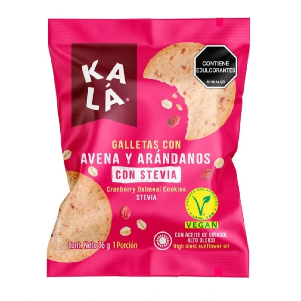 Galletas Kalá Con Avena Y Arándanos 36 Gr