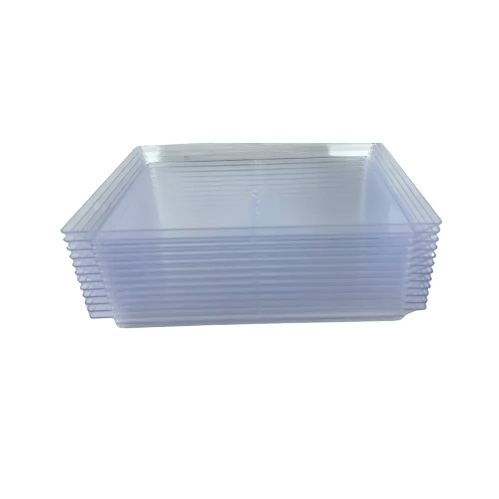 Plato Transparente X12 18X13 Cm