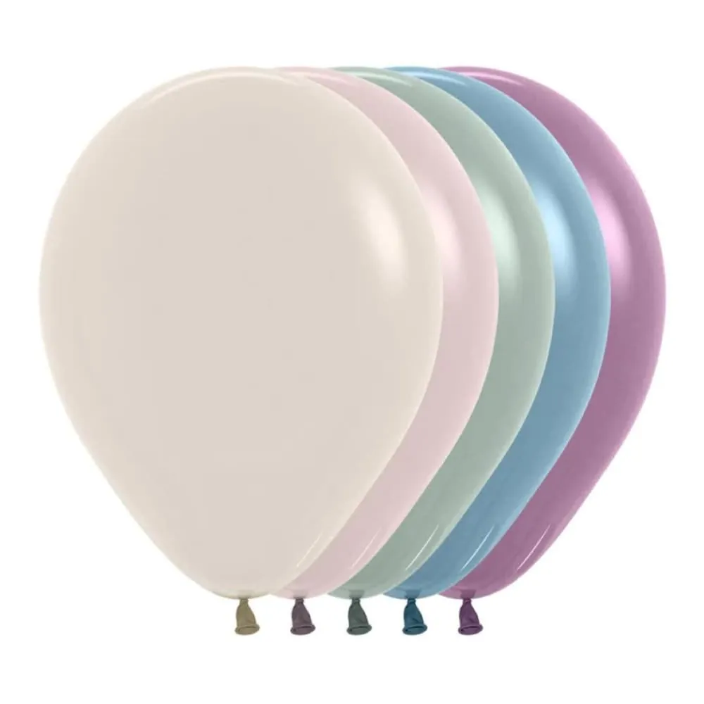 Globo Látex Pastel Dusk Surtido R-12 X 12 Unidades