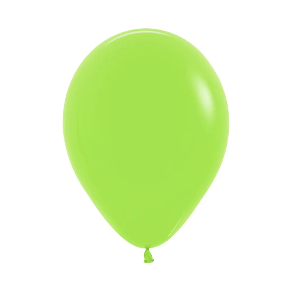 Globo Fiesta Fashion Verde Lima R-12 X 12 Unidades