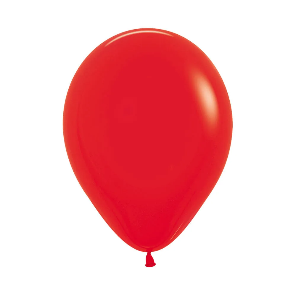 Globo Fiesta Fashion Rojo R-12 X 50 Unidades