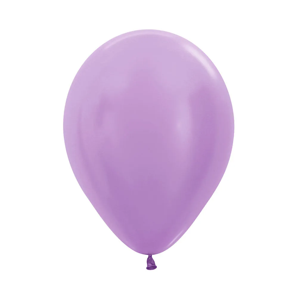 Globo Fiesta Satin Lila R-12 X 50 Unidades