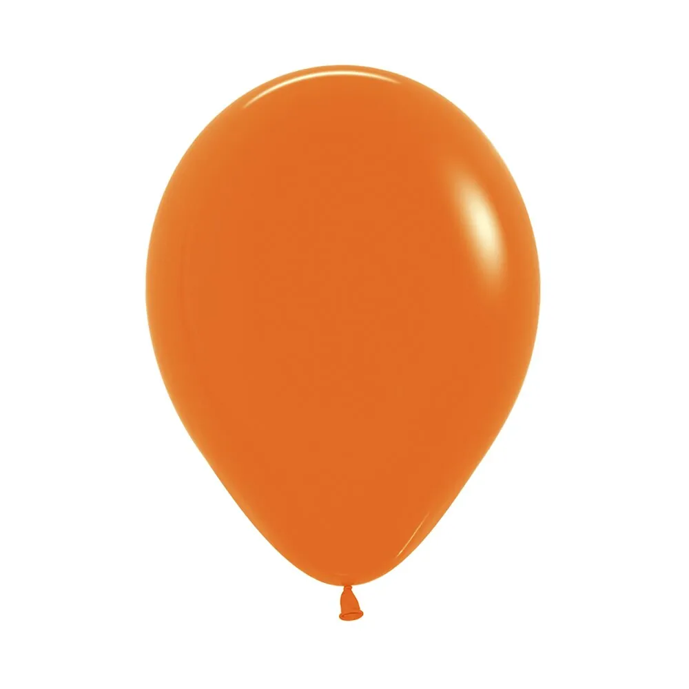 Globo Fiesta Fashion Naranja R-12 X 12 Unidades