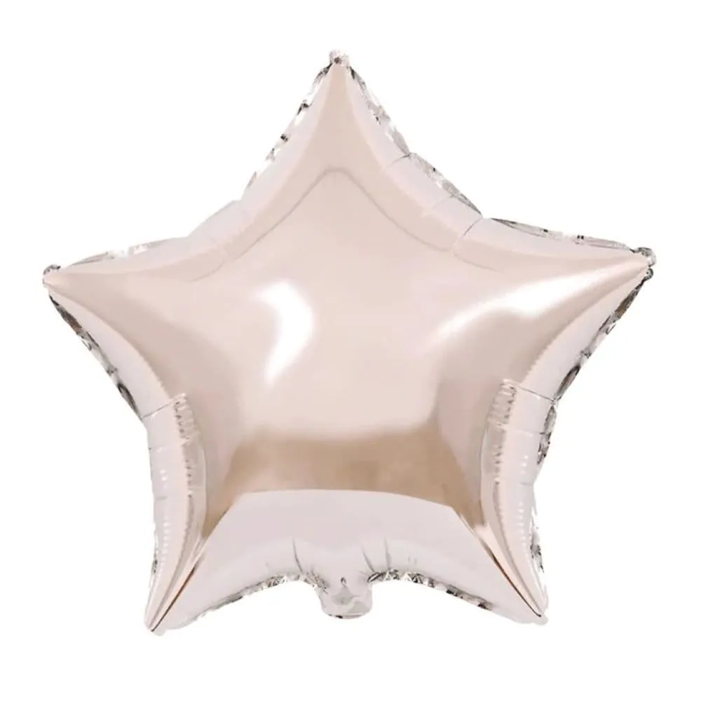 Globo Metalizado Estrella Plata 45 Cm