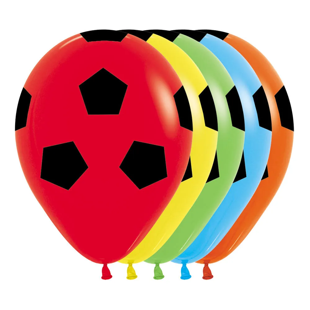Globo Fiesta Balon Fútbol Surtido R-12 X 12 Unidades
