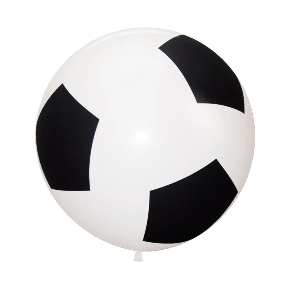 Globo Fiesta Balon Fútbol Fashion Blanco R-36 X 1 Und
