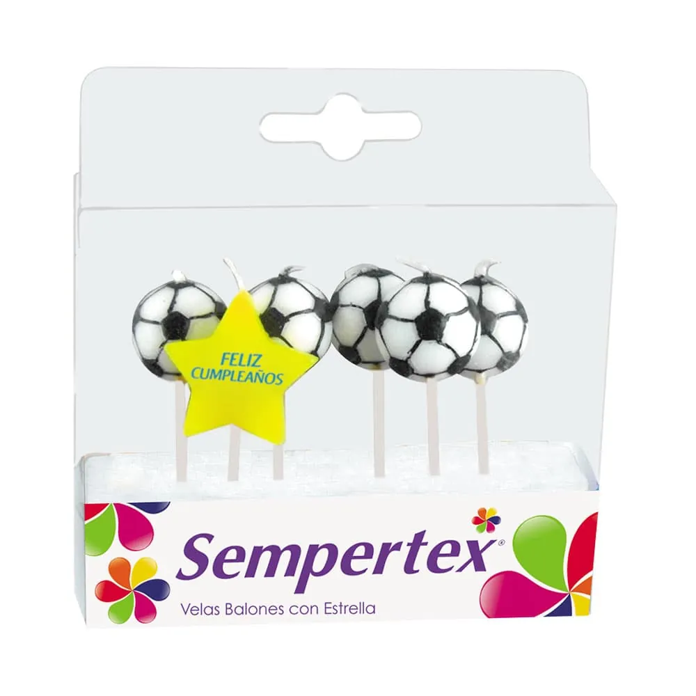 Velita Balones Con Estrella X6