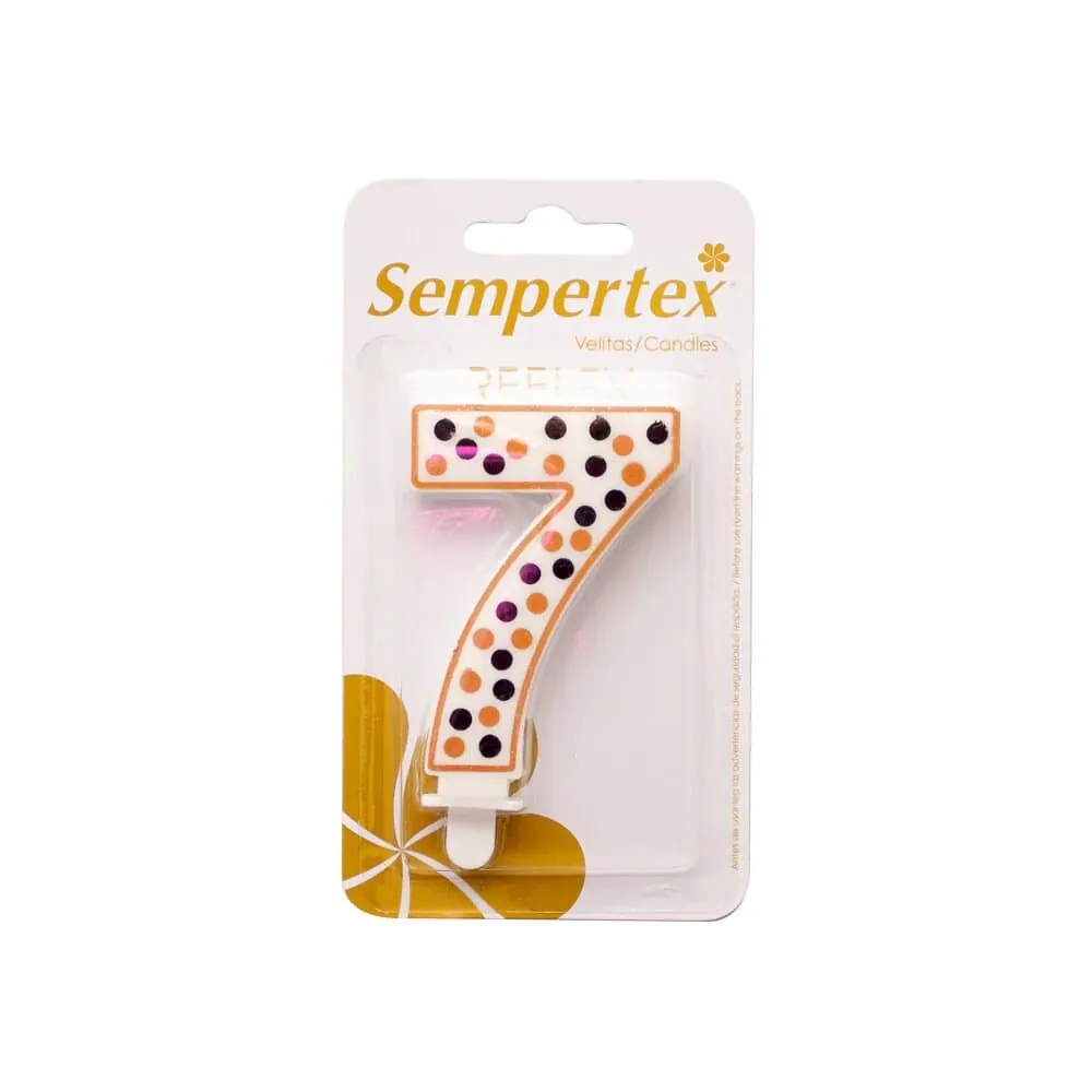 Vela Numerica Polka Deluxe Siete