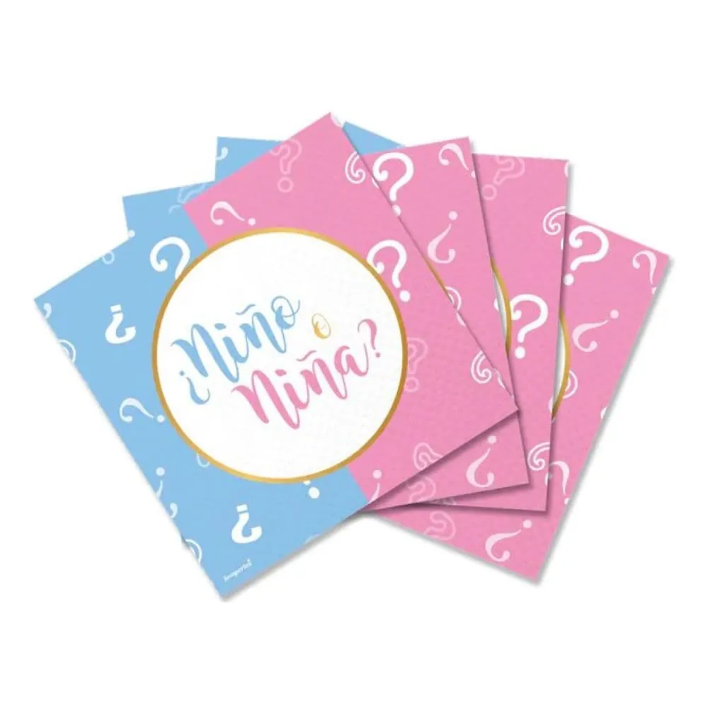 Servilleta Metalizado Niño O Niña X16