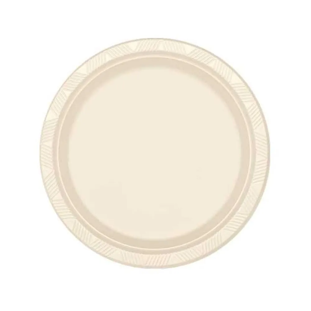 Plato Deluxe Oxo Pequeño Vainilla X10