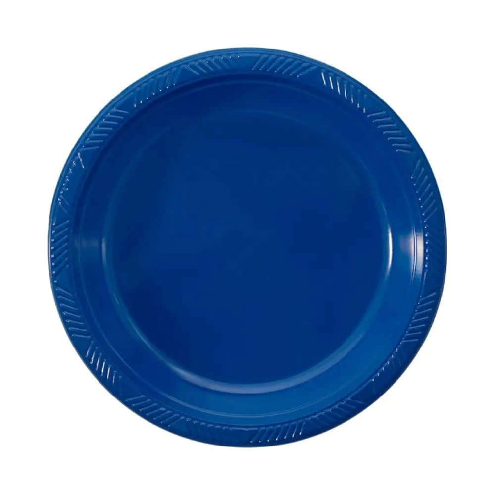 Plato Deluxe Oxo Grande Azul Rey X10