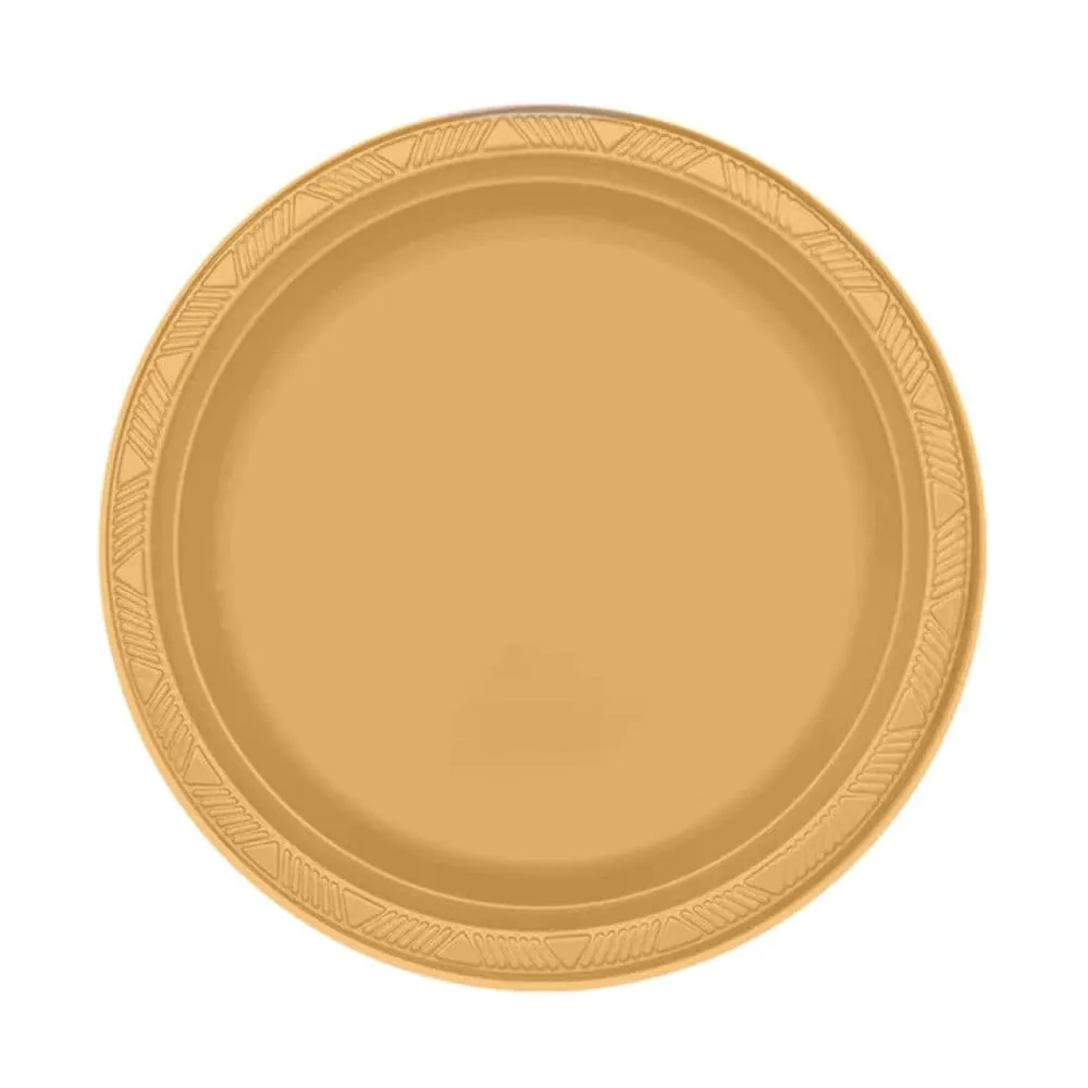 Plato Deluxe Oxo Grande Dorado X10