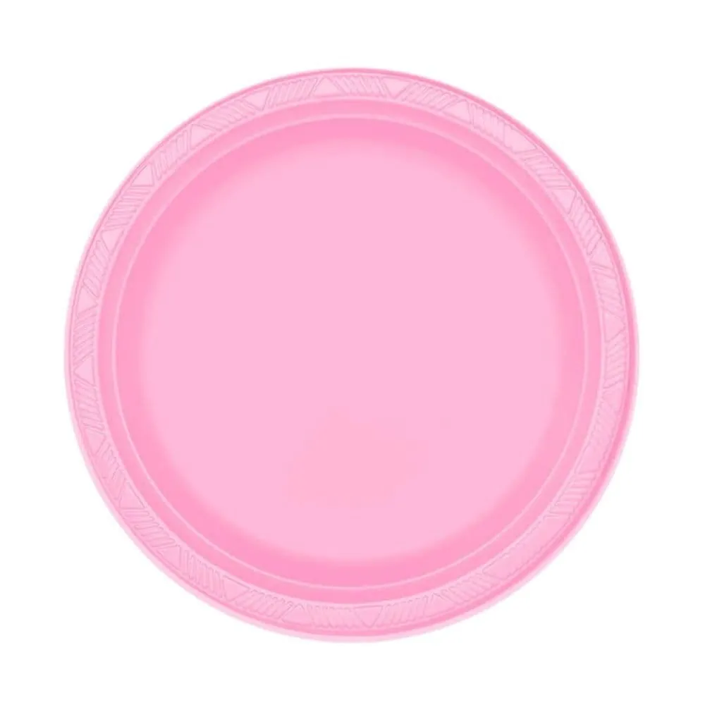 Plato Deluxe Oxo Grande Rosado X10