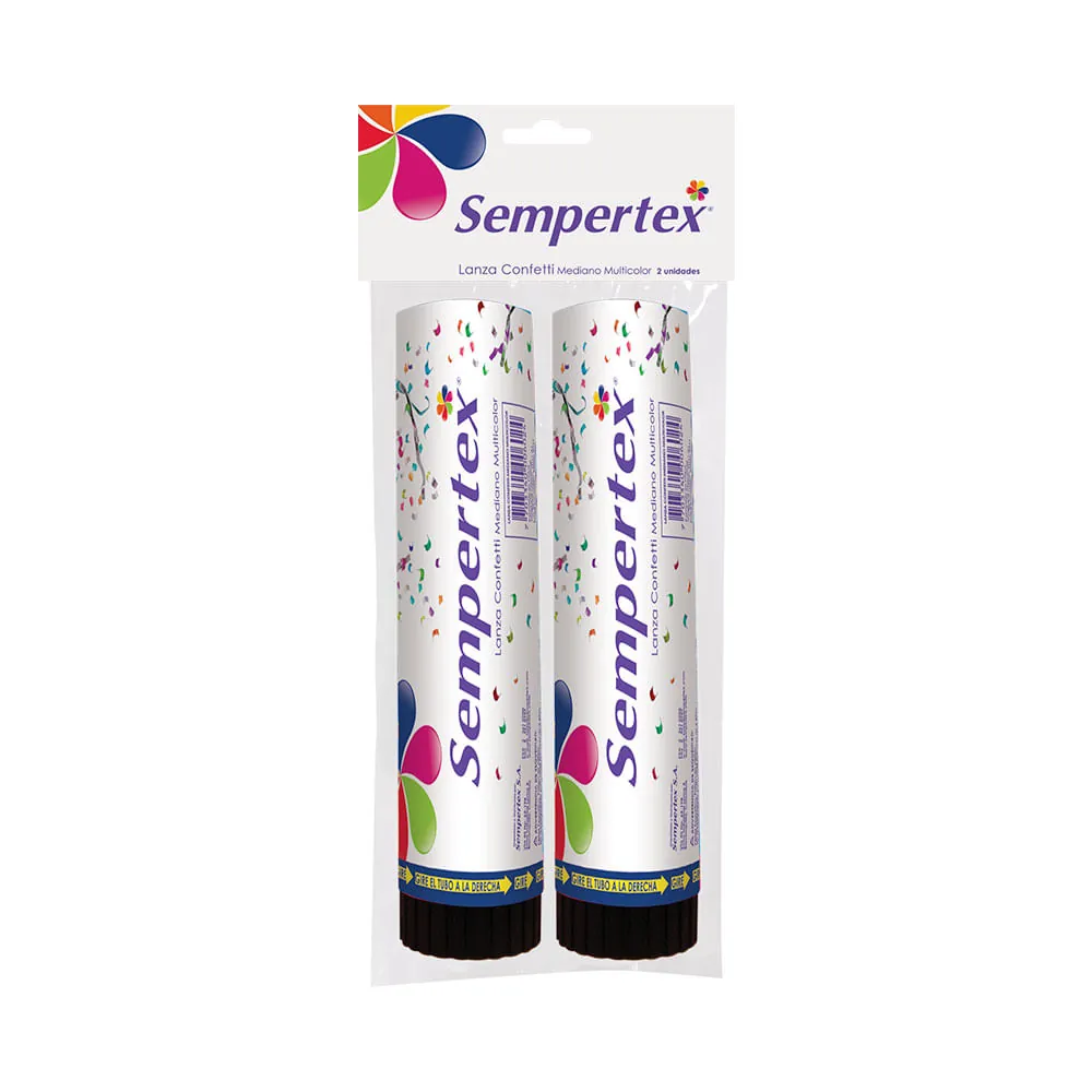 Lanza Confetti Fiesta 20 Cm X 2 Unidades