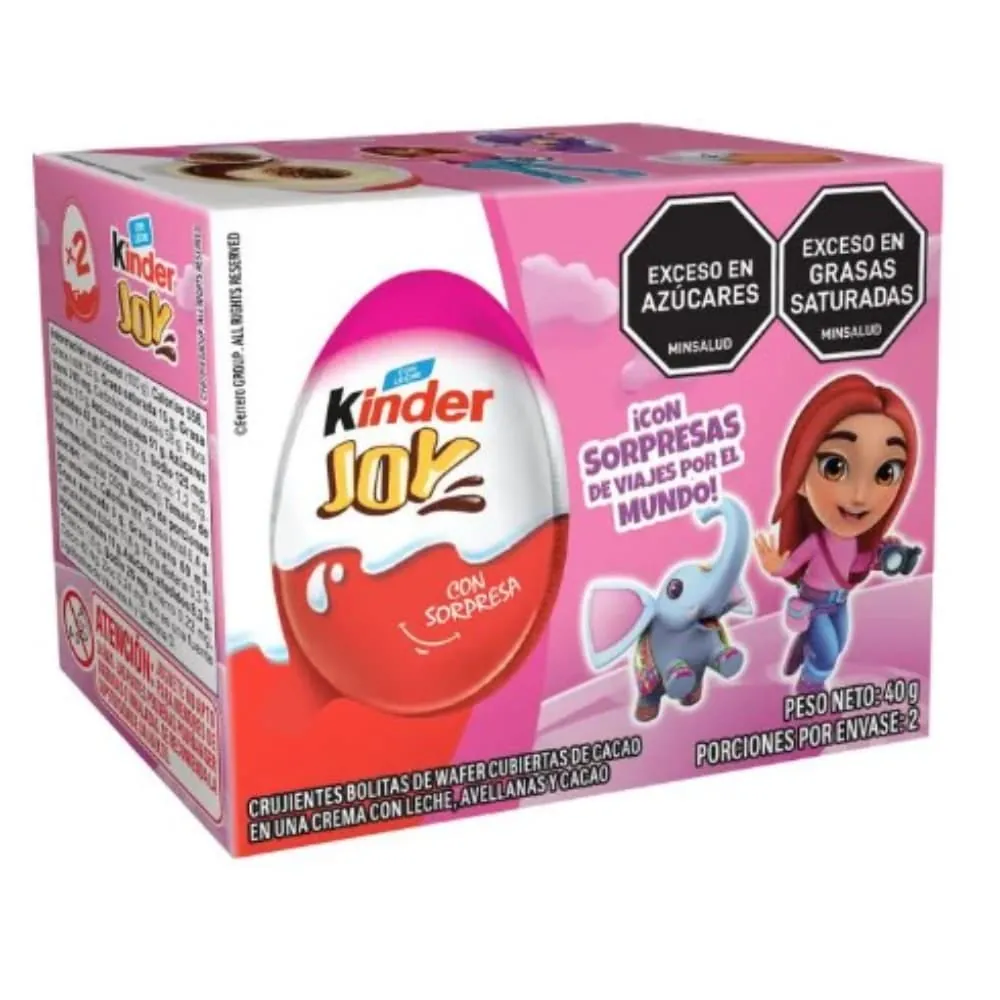Kinder Joy Niña X2 40 Gr