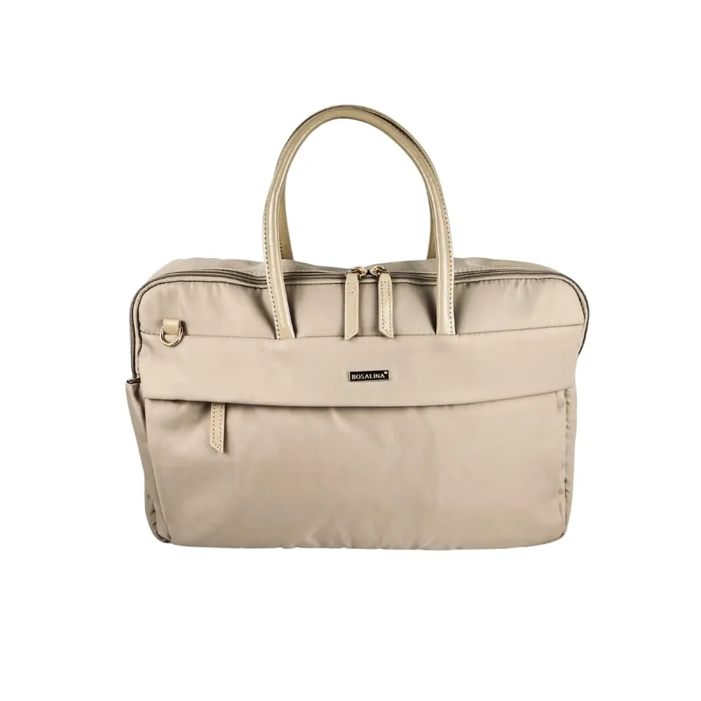 Maleta Beige Portatil Con Cargador