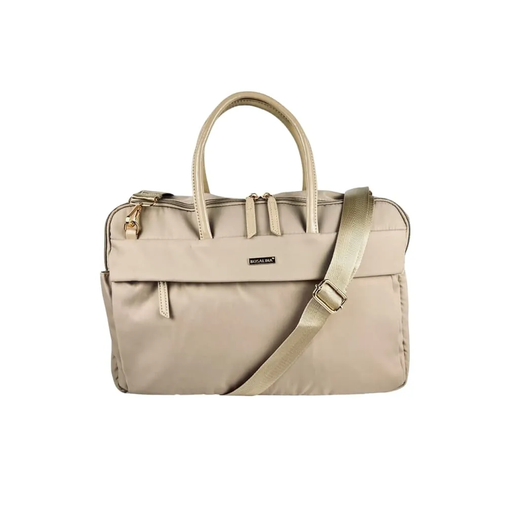 Maleta Beige Portatil Con Cargador