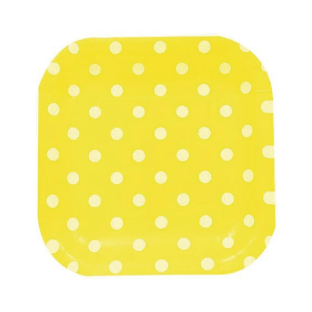 Plato X8 17 Cm Polaka Amarillo