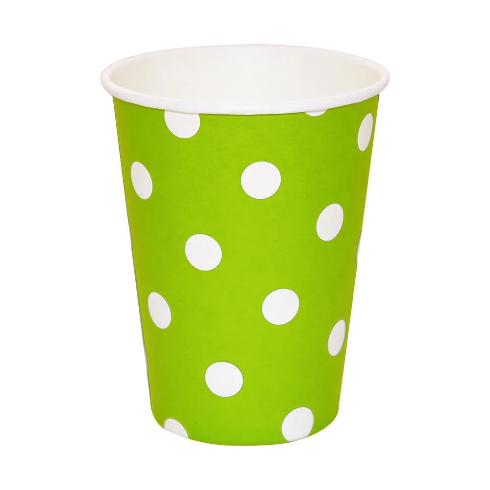 Vaso X8 9 Oz Polka Verde