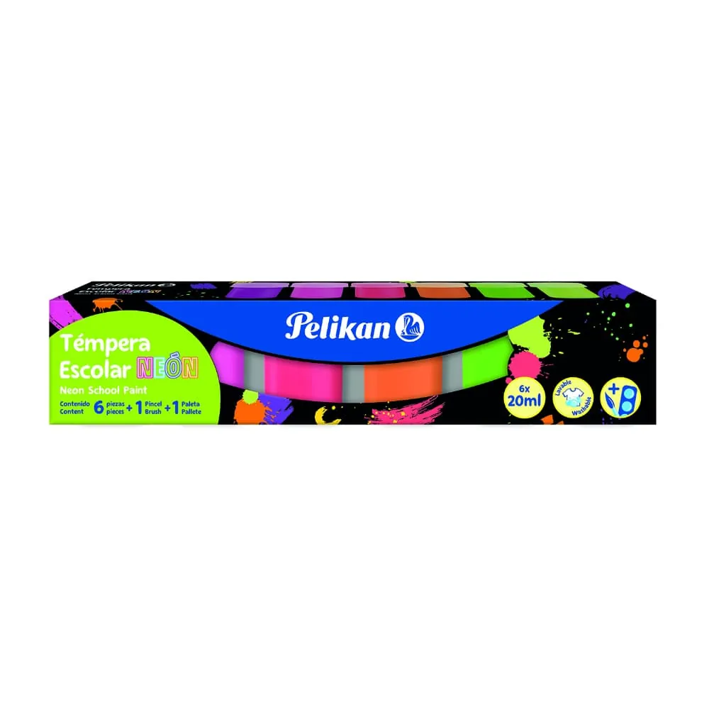 Tempera Neón X6 20 Ml