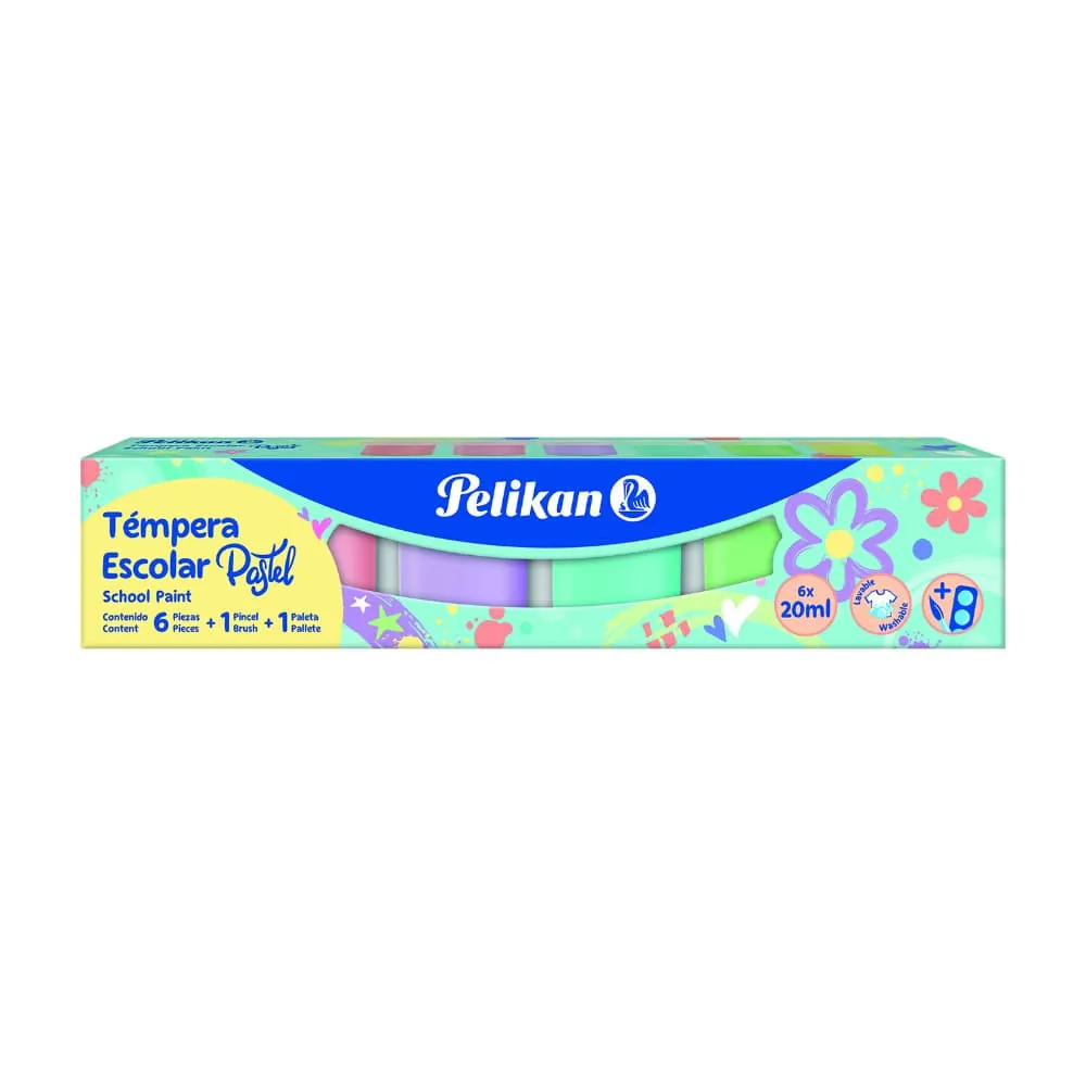 Tempera Pastel X6 20 Ml
