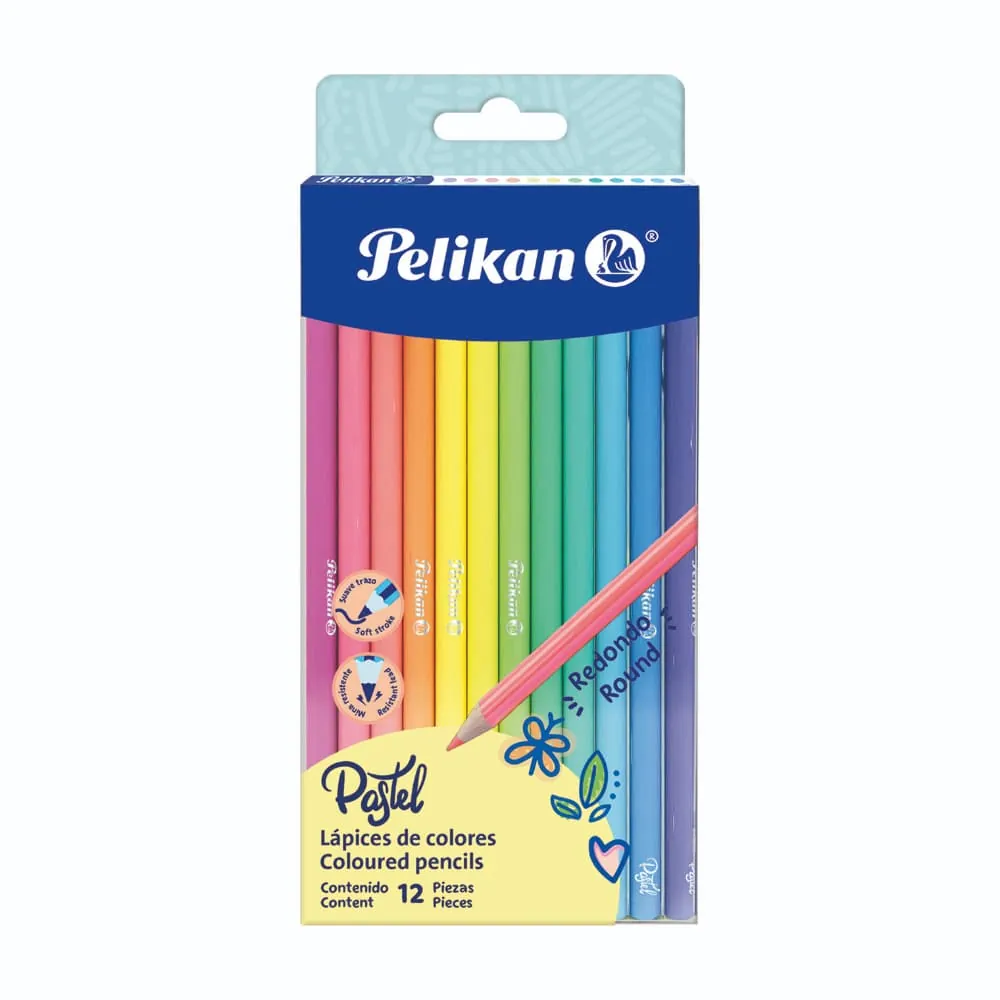 Colores Largos Pastel X12