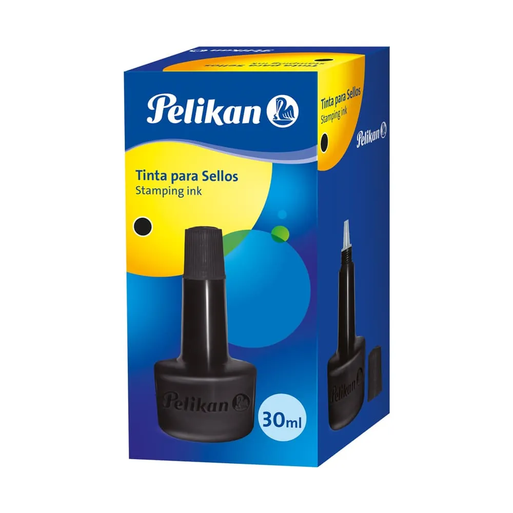 Tinta Para Sellos Negro 30Cc