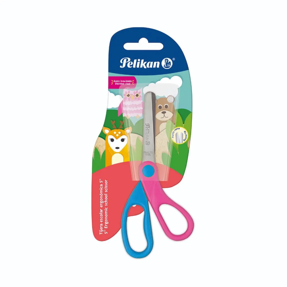 Tijeras Escolares Ergonomicas 12 Cm