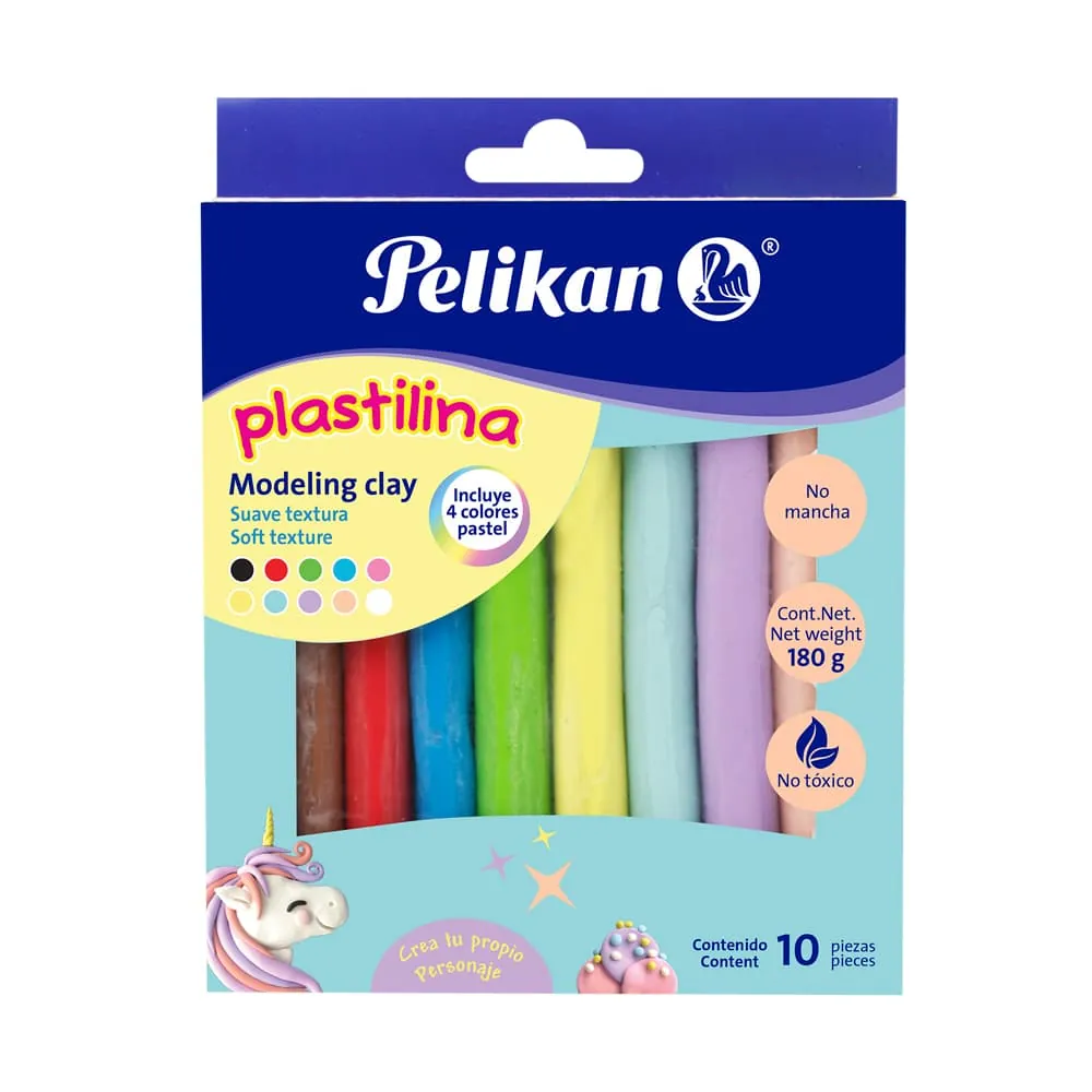 Plastilina Pastel X10