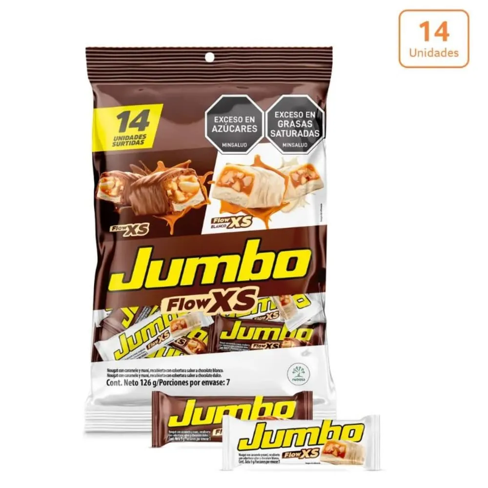 Chocolatina Jumbo Flow Surtida