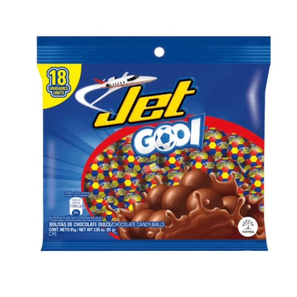 Chocolates Jet Balones 81 Gr